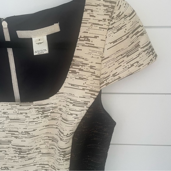 Anthro Troubadour Colorblock Metallic Pencil Dress - Picture 3 of 4